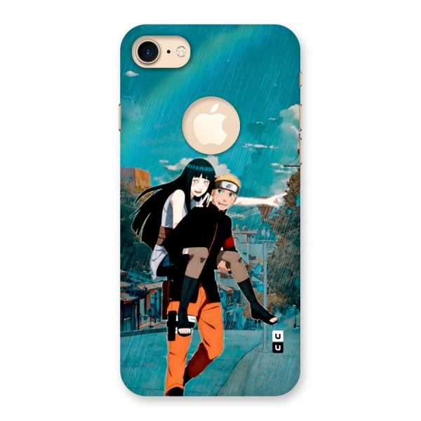 Hinata Hop Rain Back Case for iPhone 8 Logo Cut