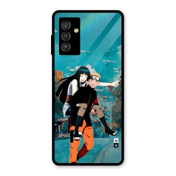 Hinata Hop Rain Glass Back Case for Galaxy M13