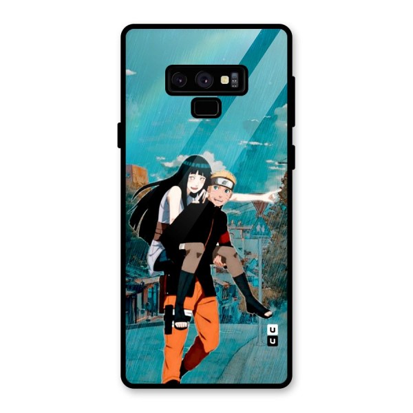 Hinata Hop Rain Glass Back Case for Galaxy Note 9