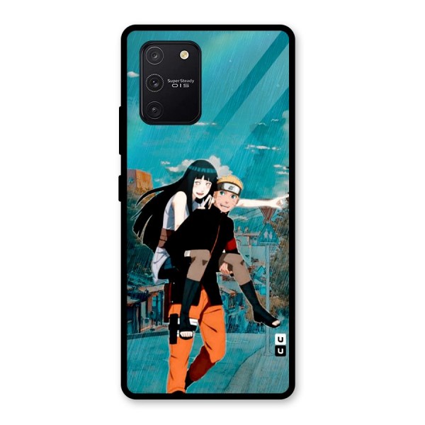 Hinata Hop Rain Glass Back Case for Galaxy S10 Lite