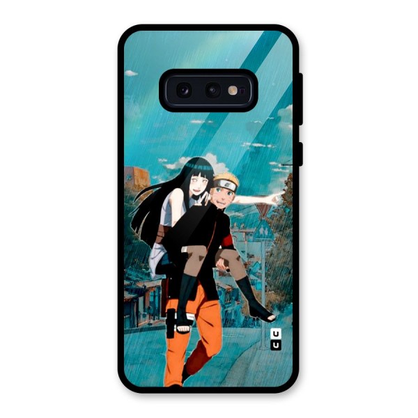 Hinata Hop Rain Glass Back Case for Galaxy S10e