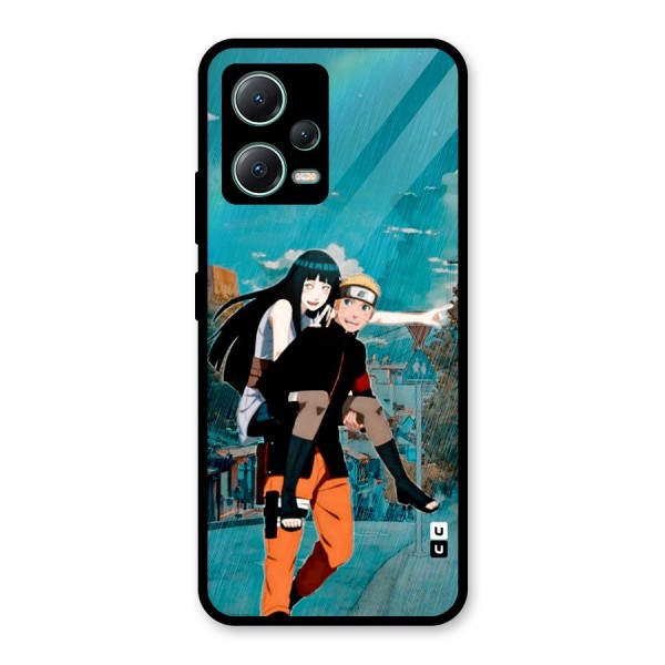 Hinata Hop Rain Glass Back Case for Poco X5