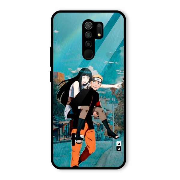 Hinata Hop Rain Glass Back Case for Redmi 9 Prime