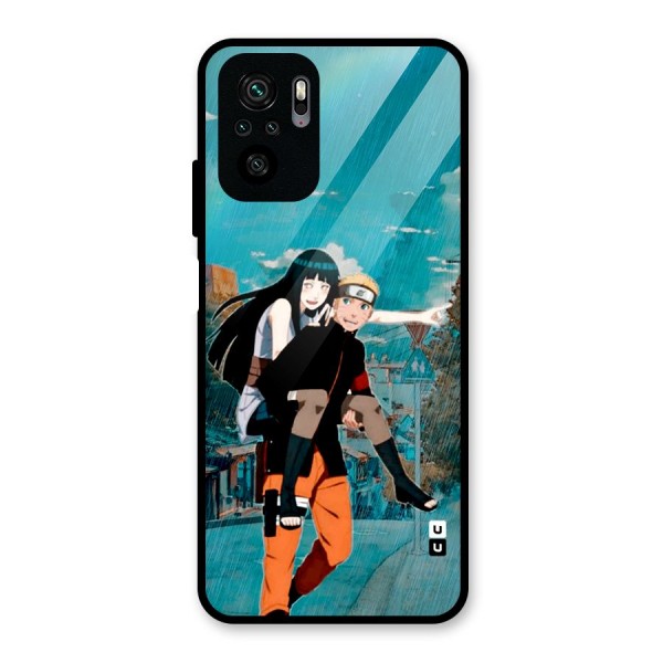 Hinata Hop Rain Glass Back Case for Redmi Note 10