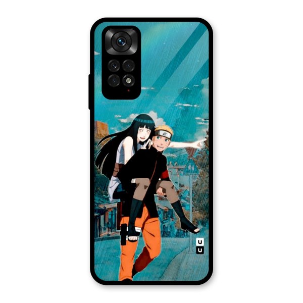 Hinata Hop Rain Glass Back Case for Redmi Note 11S