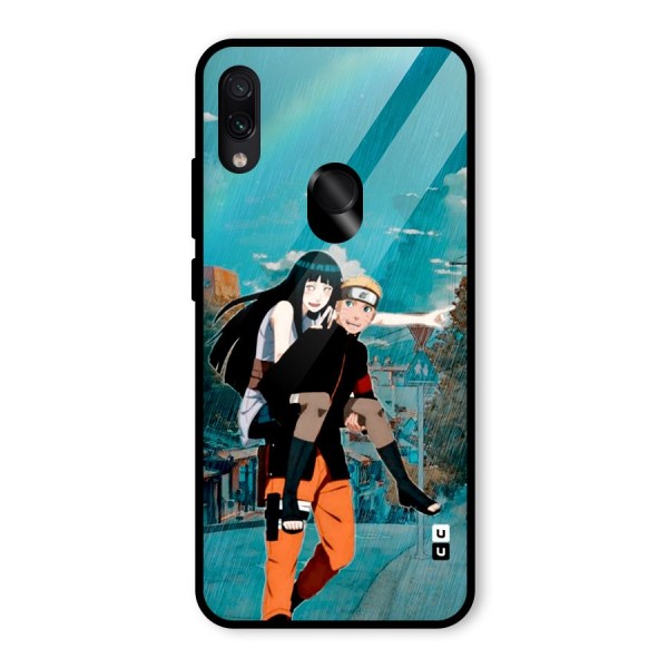 Hinata Hop Rain Glass Back Case for Redmi Note 7