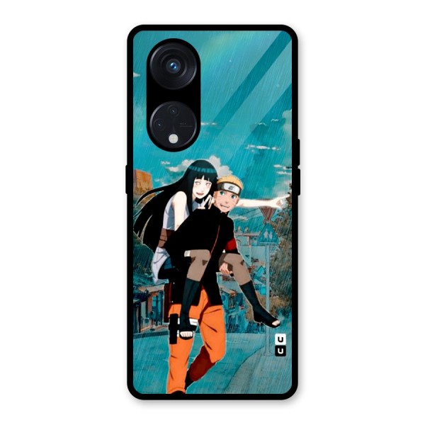 Hinata Hop Rain Glass Back Case for Reno8 T 5G