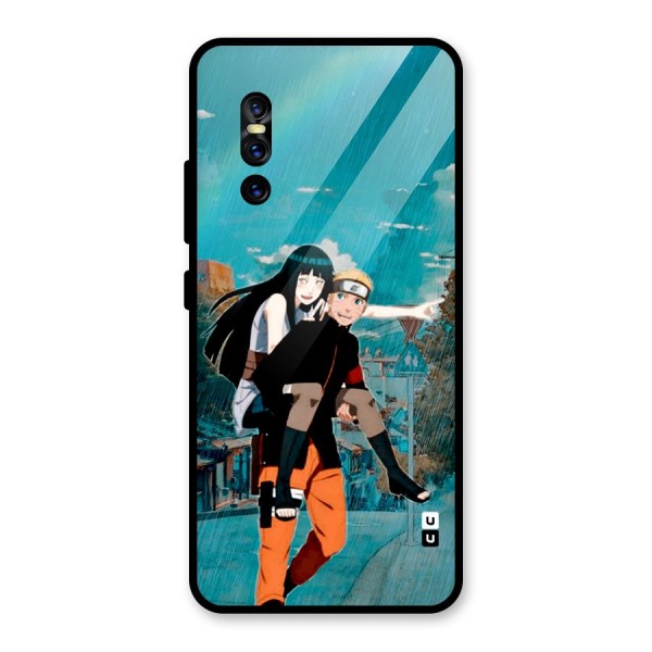 Hinata Hop Rain Glass Back Case for Vivo V15 Pro