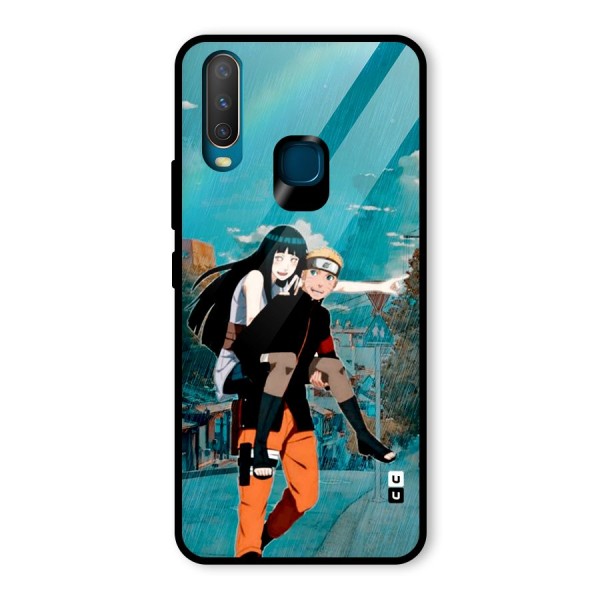 Hinata Hop Rain Glass Back Case for Vivo Y17