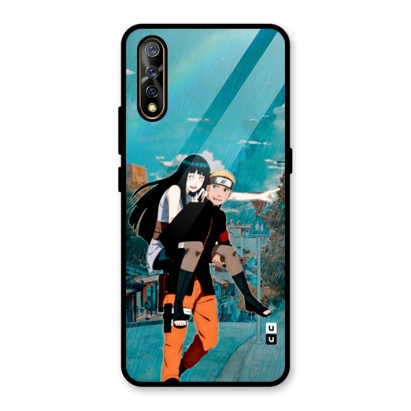 Hinata Hop Rain Glass Back Case for Vivo Z1x