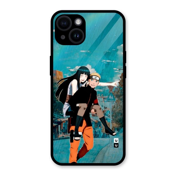 Hinata Hop Rain Glass Back Case for iPhone 14