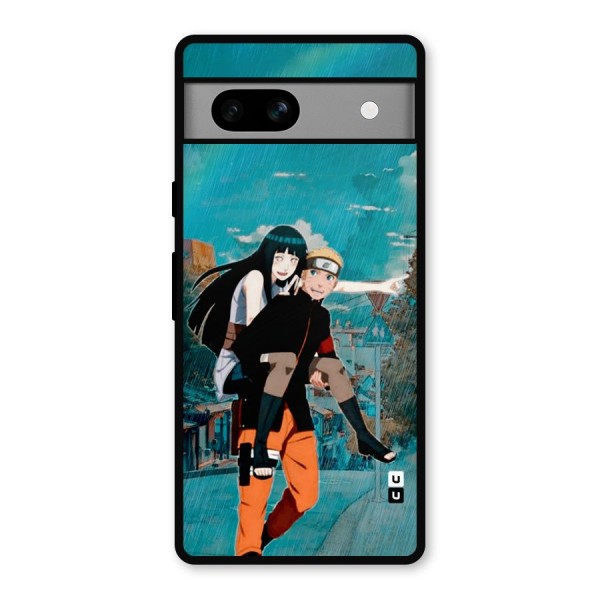 Hinata Hop Rain Metal Back Case for Google Pixel 7a