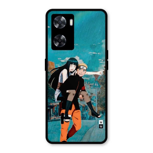 Hinata Hop Rain Metal Back Case for Oppo A77