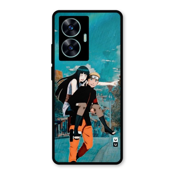 Hinata Hop Rain Metal Back Case for Realme C55