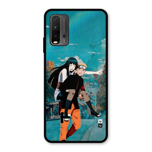 Hinata Hop Rain Metal Back Case for Redmi 9 Power