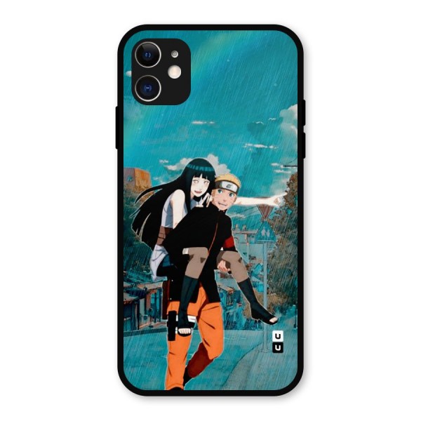 Hinata Hop Rain Metal Back Case for iPhone 11