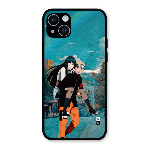 Hinata Hop Rain Metal Back Case for iPhone 14