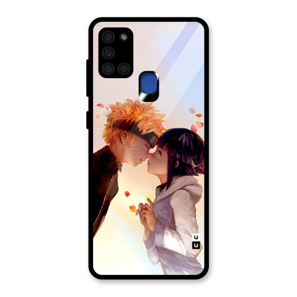 Hinata Kunik Glass Back Case for Galaxy A21s