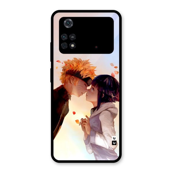 Hinata Kunik Glass Back Case for Poco M4 Pro 4G