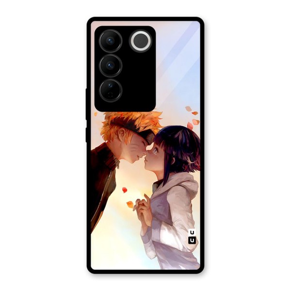 Hinata Kunik Glass Back Case for Vivo V27 Pro