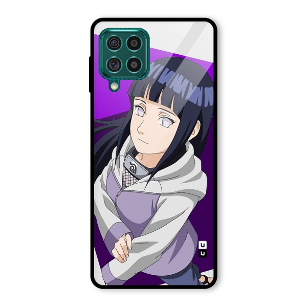 Hinata Looksup Glass Back Case for Galaxy F62