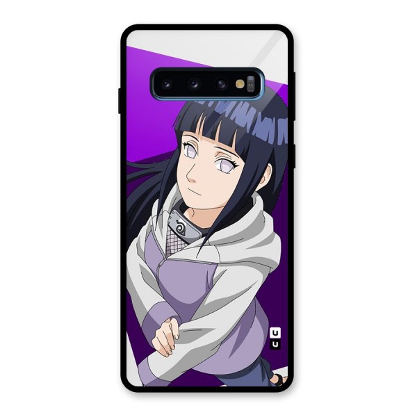 Hinata Looksup Glass Back Case for Galaxy S10