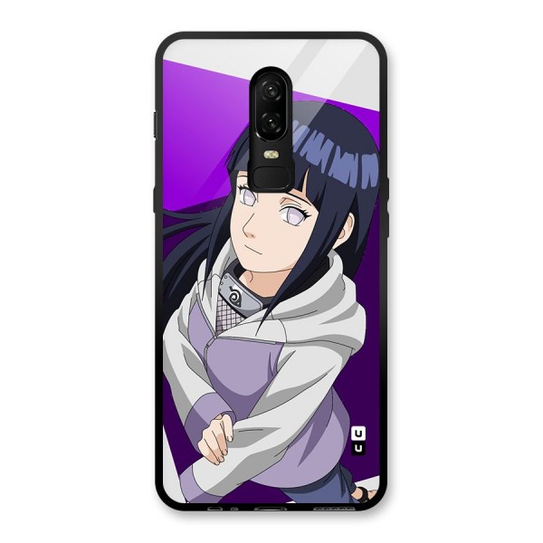 Hinata Looksup Glass Back Case for OnePlus 6