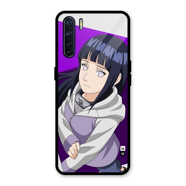 Hinata Looksup Glass Back Case for Oppo F15