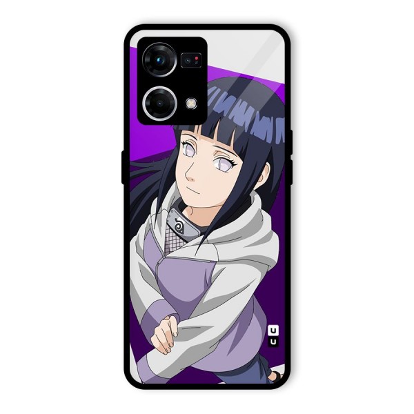 Hinata Looksup Glass Back Case for Oppo F21 Pro 4G