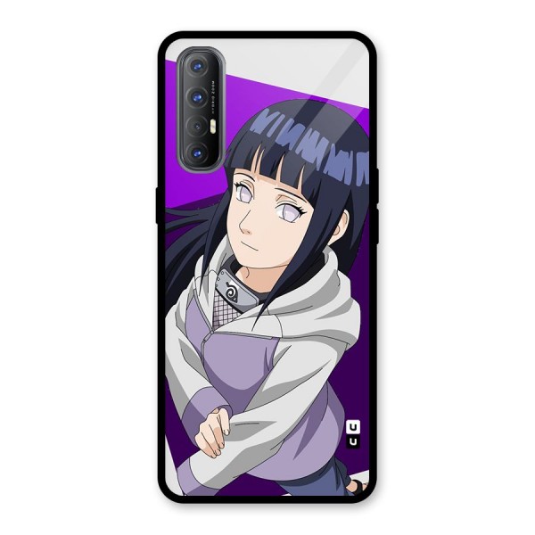 Hinata Looksup Glass Back Case for Oppo Reno3 Pro