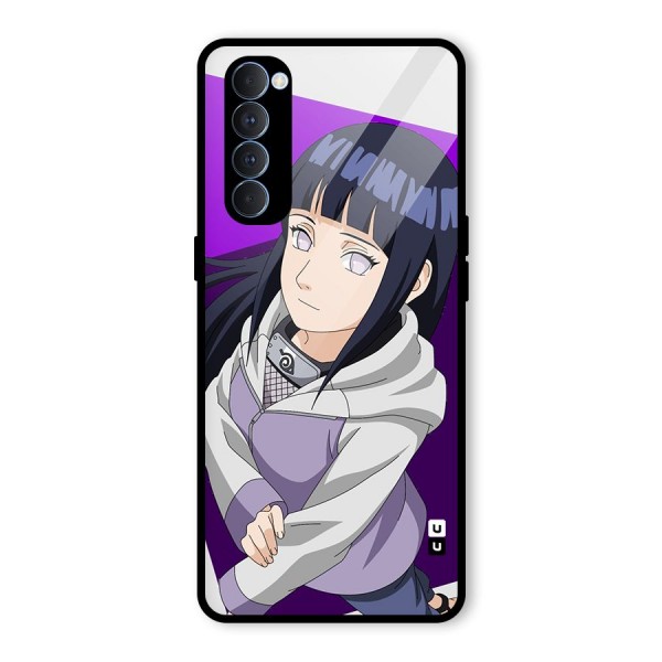 Hinata Looksup Glass Back Case for Oppo Reno4 Pro