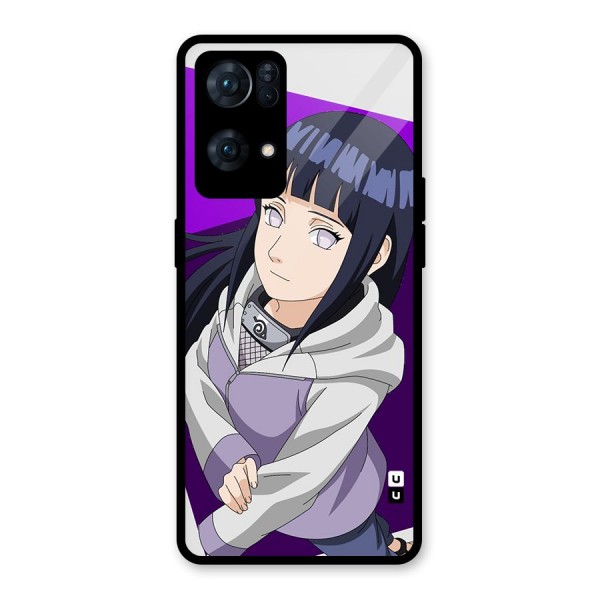 Hinata Looksup Glass Back Case for Oppo Reno7 Pro 5G