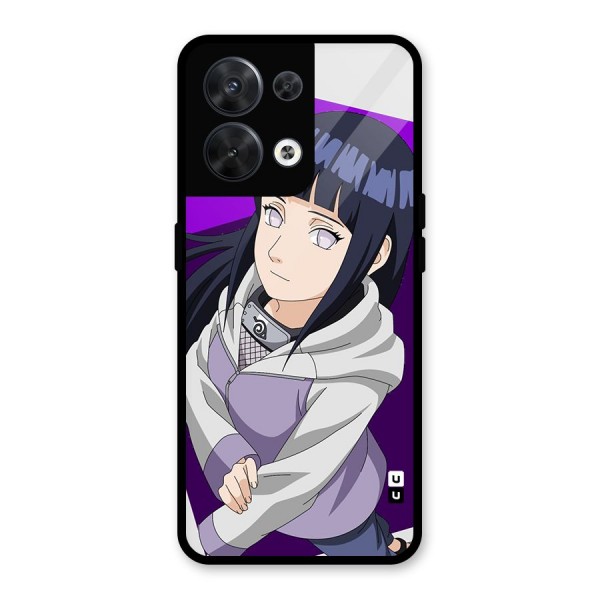 Hinata Looksup Glass Back Case for Oppo Reno8 5G