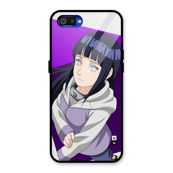 Hinata Looksup Glass Back Case for Realme C2