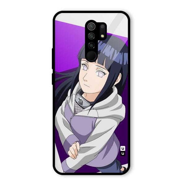 Hinata Looksup Glass Back Case for Redmi 9 Prime