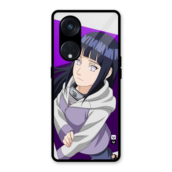 Hinata Looksup Glass Back Case for Reno8 T 5G