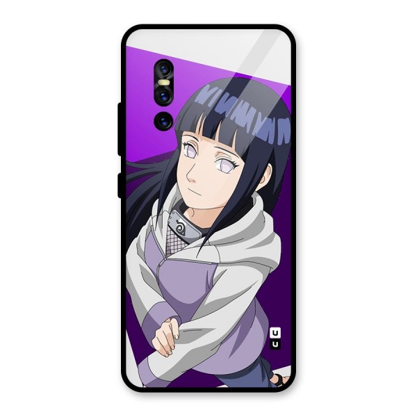 Hinata Looksup Glass Back Case for Vivo V15 Pro