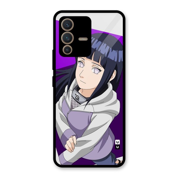 Hinata Looksup Glass Back Case for Vivo V23 5G