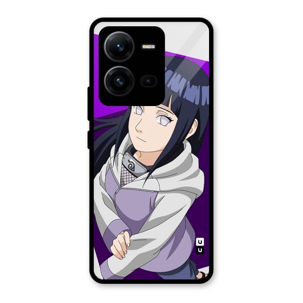 Hinata Looksup Glass Back Case for Vivo V25