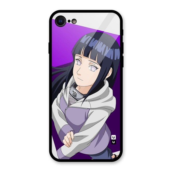 Hinata Looksup Glass Back Case for iPhone 8