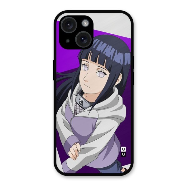 Hinata Looksup Metal Back Case for iPhone 15