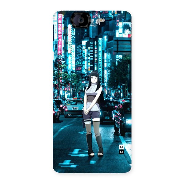 Hinata On Streets Back Case for Canvas Knight A350