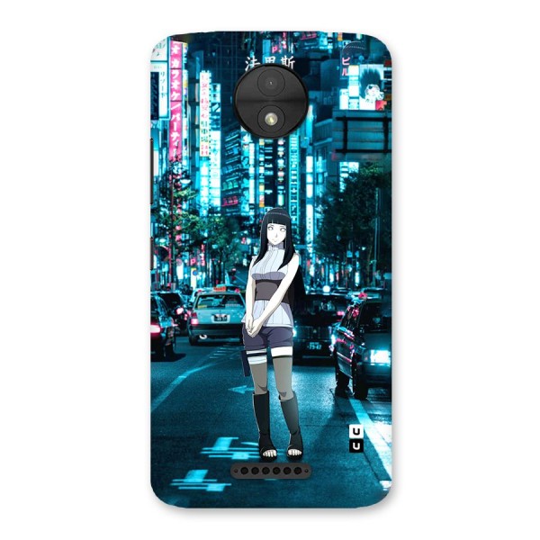 Hinata On Streets Back Case for Moto C