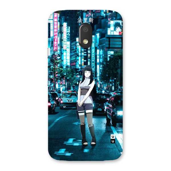 Hinata On Streets Back Case for Moto E3 Power