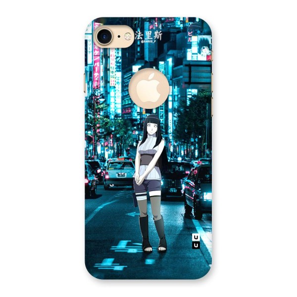 Hinata On Streets Back Case for iPhone 8 Logo Cut