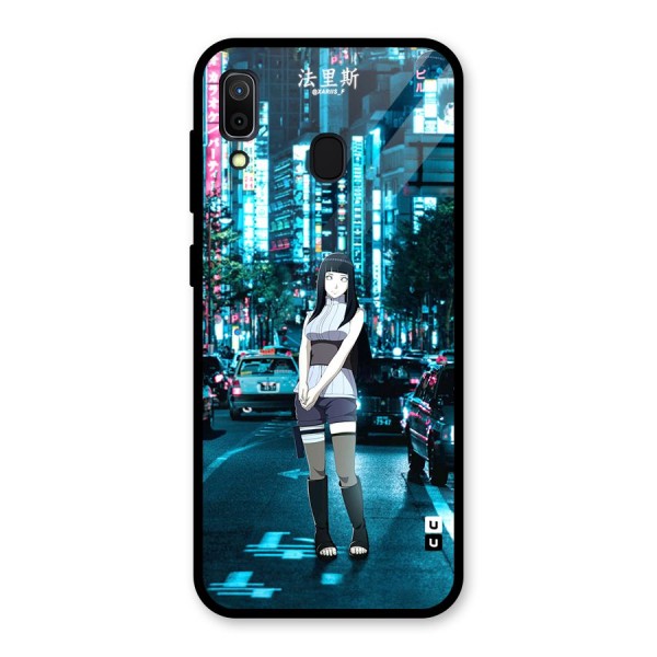 Hinata On Streets Glass Back Case for Galaxy A30