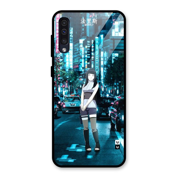 Hinata On Streets Glass Back Case for Galaxy A50s