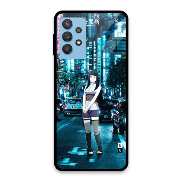 Hinata On Streets Glass Back Case for Galaxy M32 5G