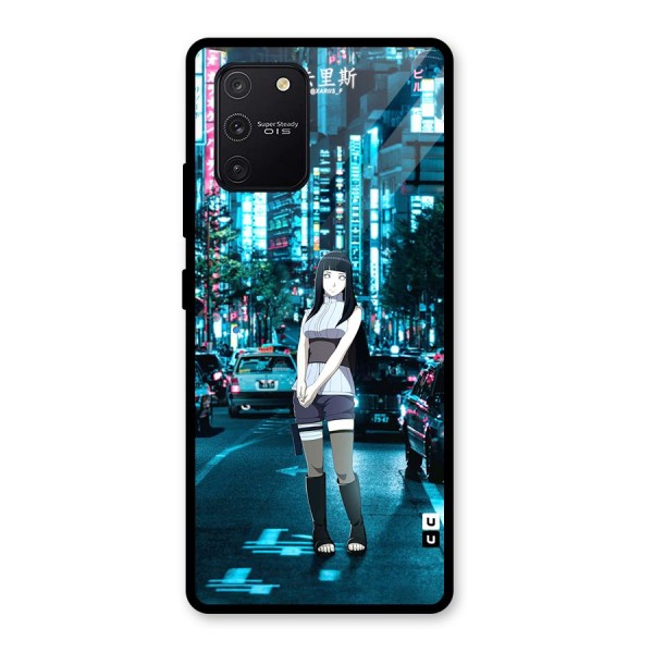 Hinata On Streets Glass Back Case for Galaxy S10 Lite