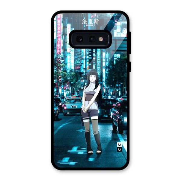 Hinata On Streets Glass Back Case for Galaxy S10e